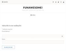 Tablet Screenshot of funawesome.com